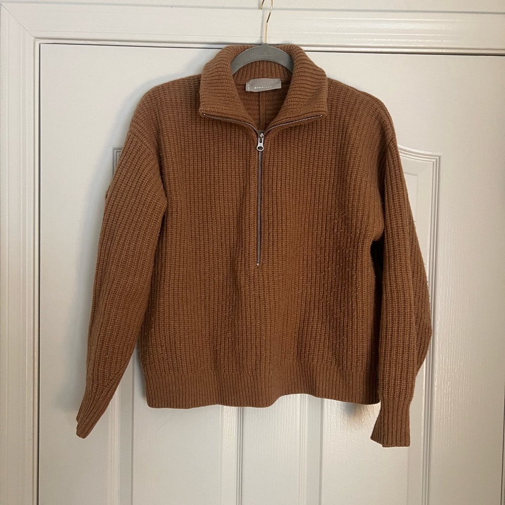 Everlane Half Zip Merino Sweater